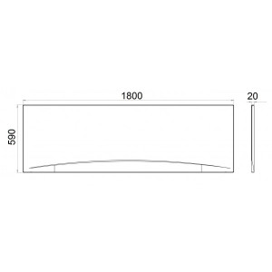 Экран для ванны Triton Цезарь, Палермо 180 см параметры