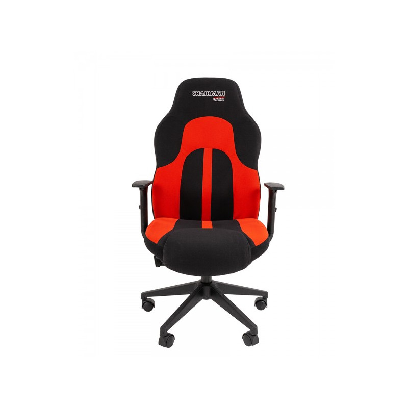 Кресло геймерское Chairman Game 11 черный/красный вид спереди