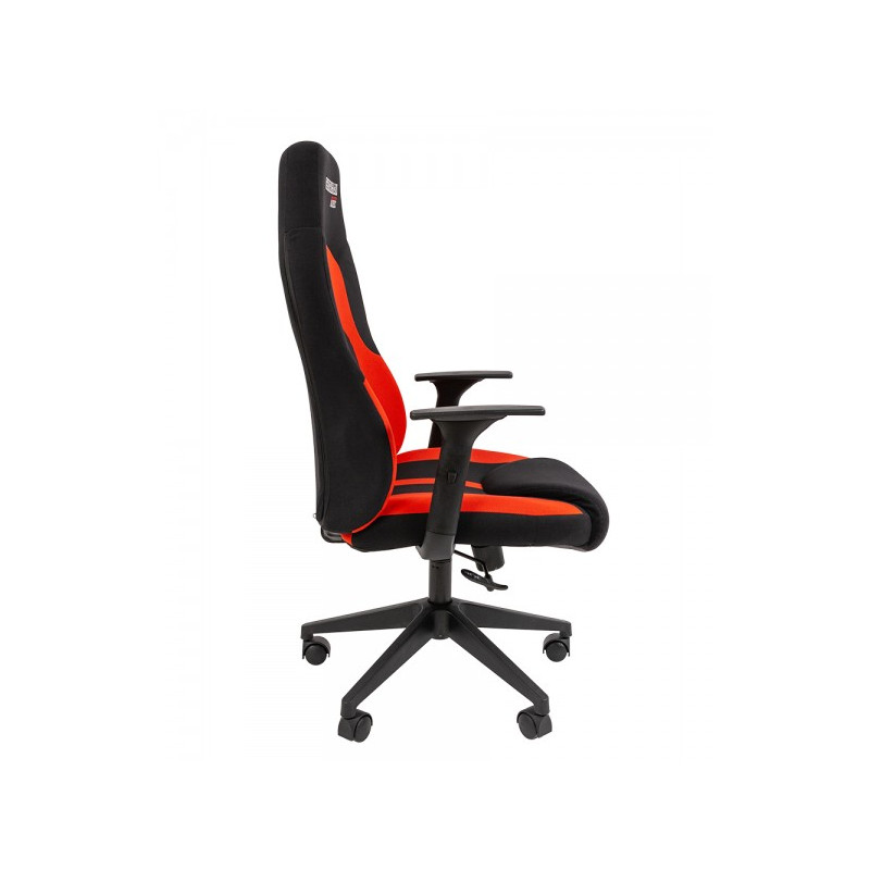 Кресло геймерское Chairman Game 11 черный/красный вид сбоку