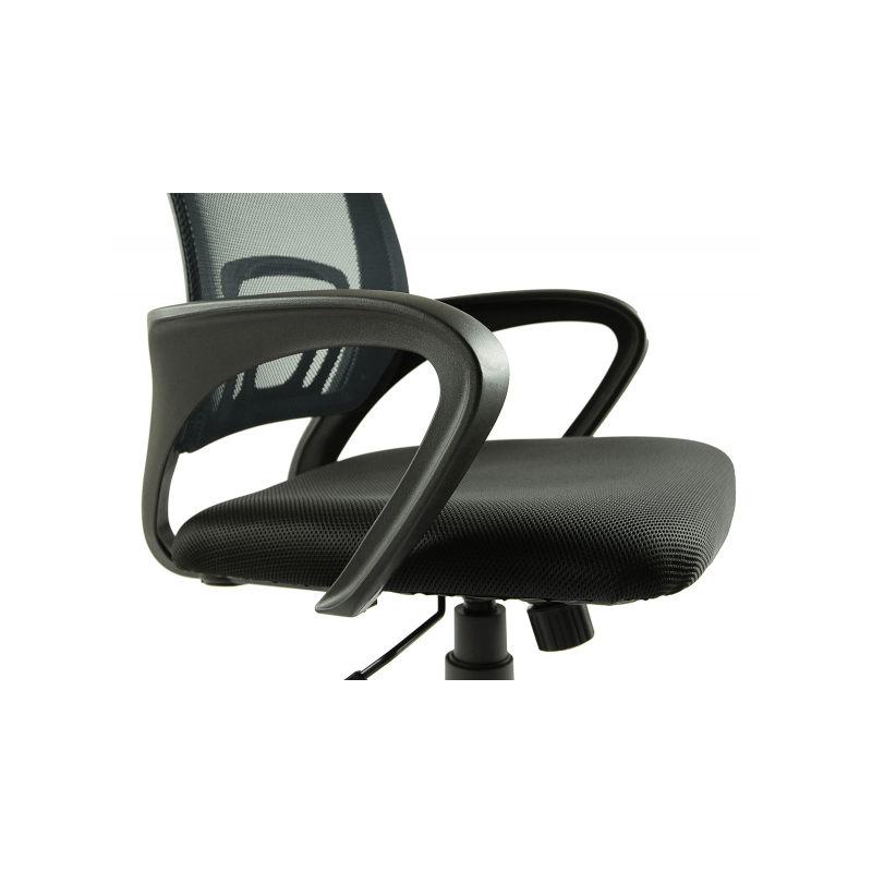 Кресло компьютерное Calviano Paola черный/серый подлокотники