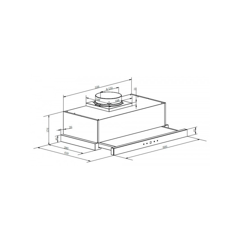 Вытяжка Maunfeld VS Touch 850 60 Black параметры