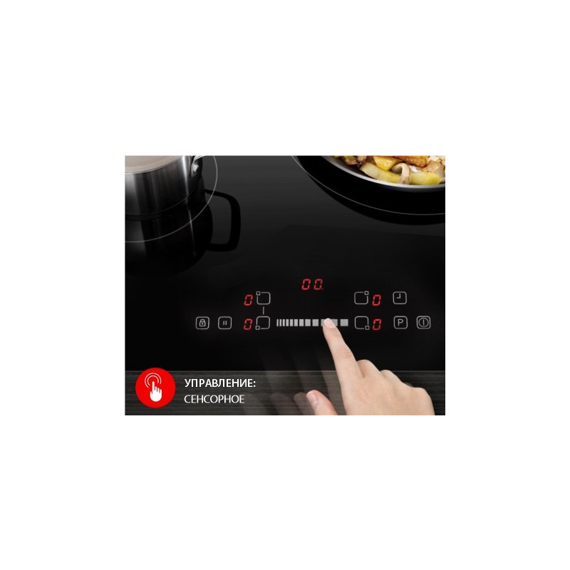Индукционная варочная панель Exiteq EXH-316IB Black сенсорная панель