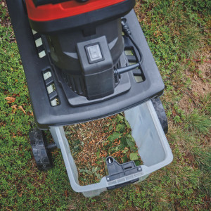 Садовый измельчитель Einhell GC-KS 2540 CB измельченный мусор