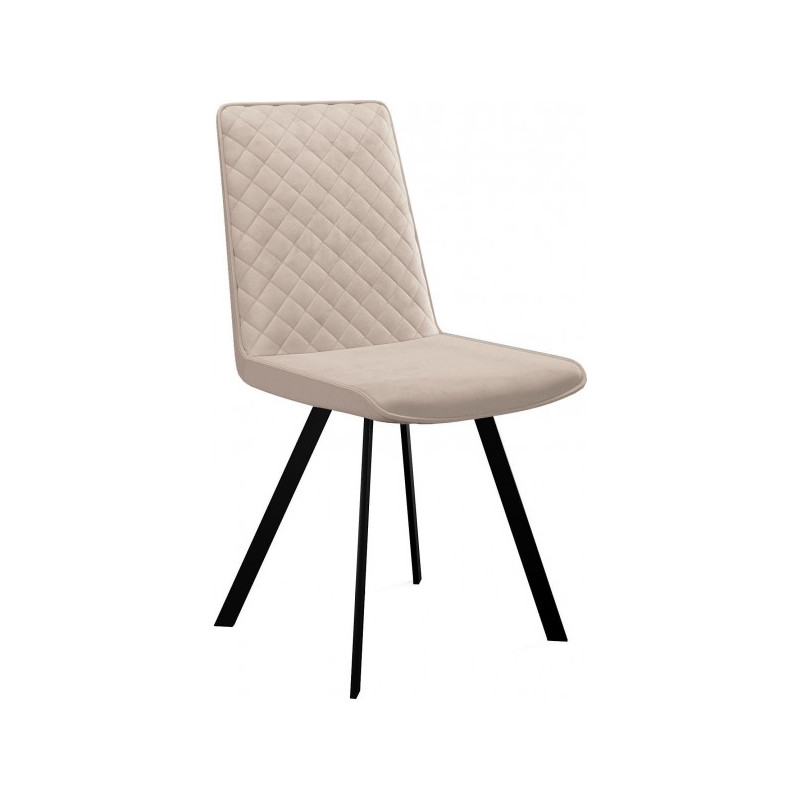 Стул DikLine 202 бежевый/черный