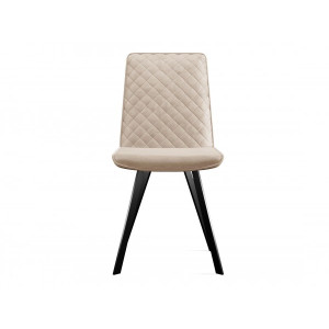 Стул DikLine 202 бежевый/черный вид спереди