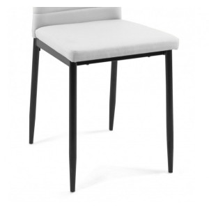Стул DikLine Текс Pegaso белый/черный сиденье