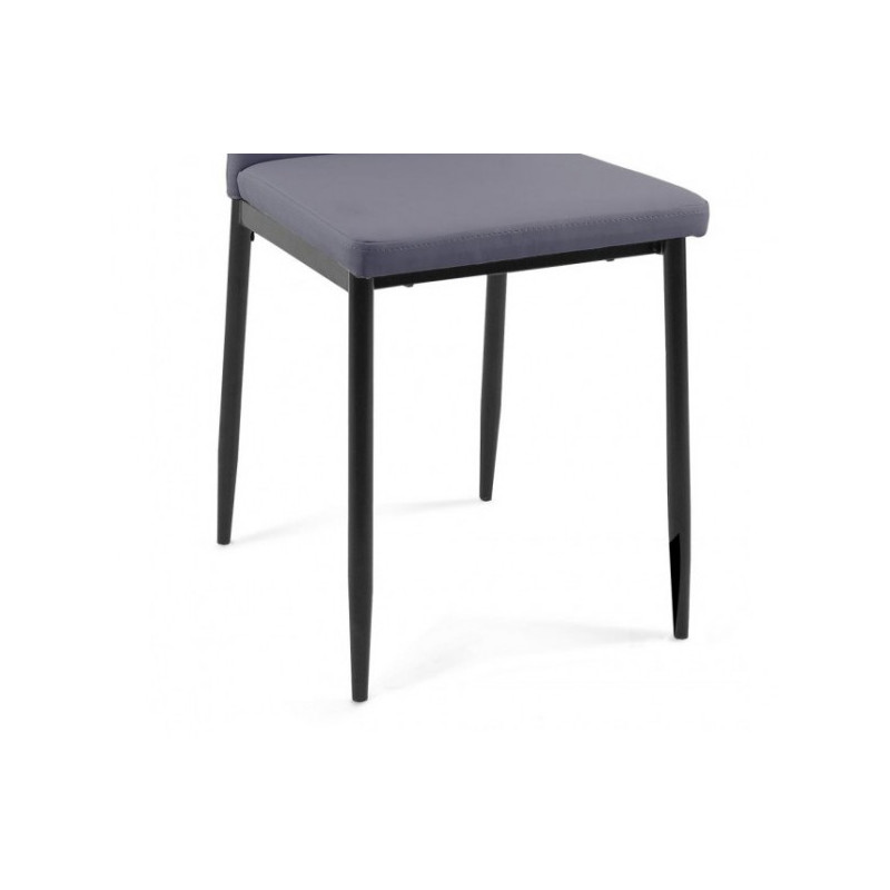 Стул DikLine Текс Pegaso серый/черный сиденье