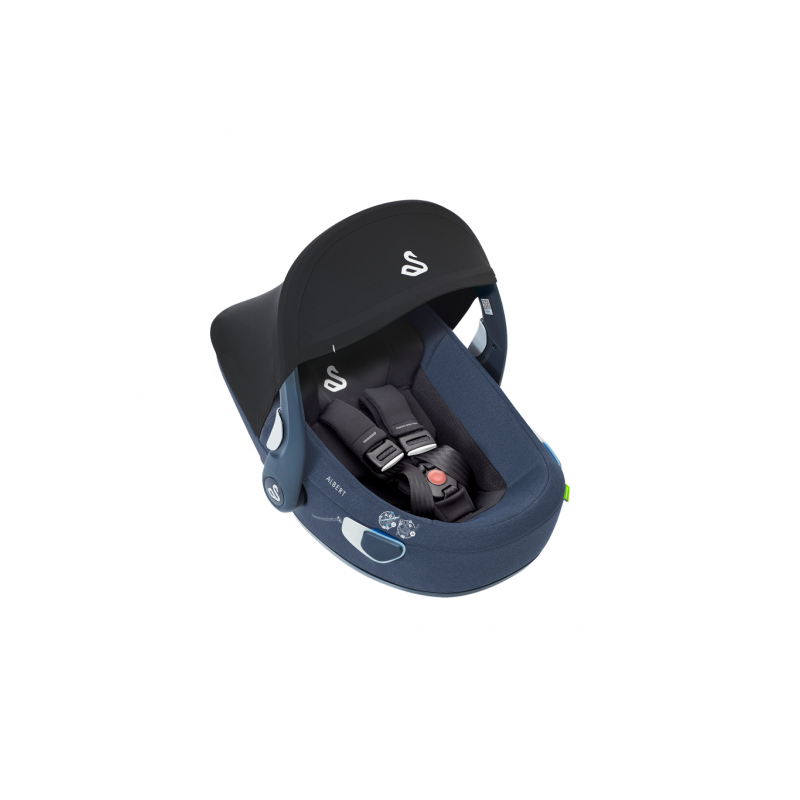 Автокресло Swandoo Albert Blueberry (без базы) с козырьком