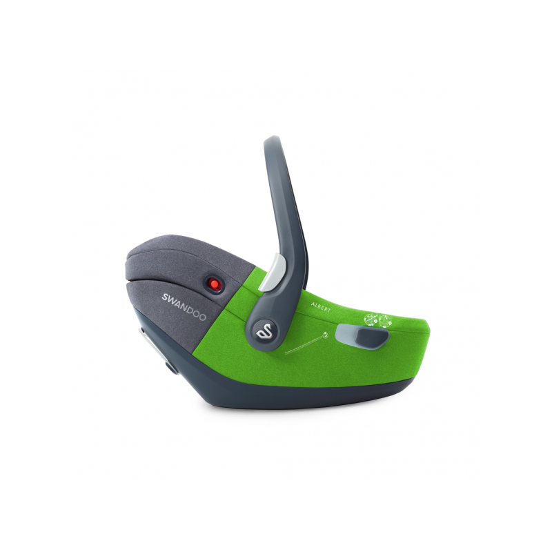 Автокресло Swandoo Albert LimeSesame Grey (без базы) сбоку