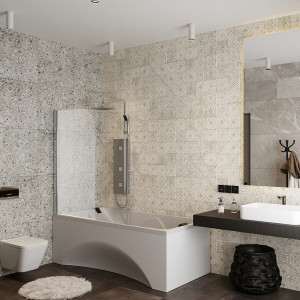 Душевая шторка Roxen Brimen 52010-80 общий вид