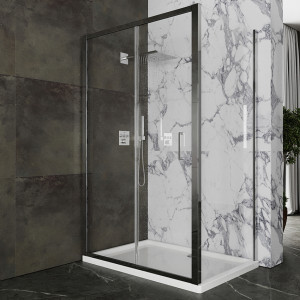 Душевой уголок Roxen Caspia 120x80 55060-120 общий вид