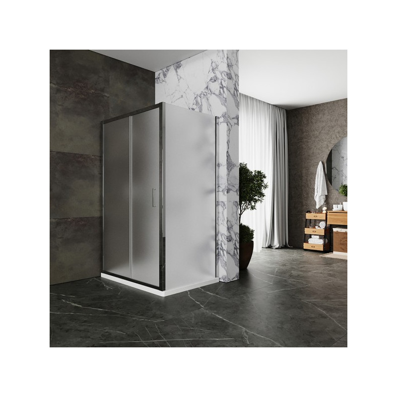 Душевой уголок Roxen Caspia 100x80 55060-100C общий вид