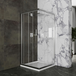 Душевой уголок Roxen Caspia 90x90 55060-90 общий вид