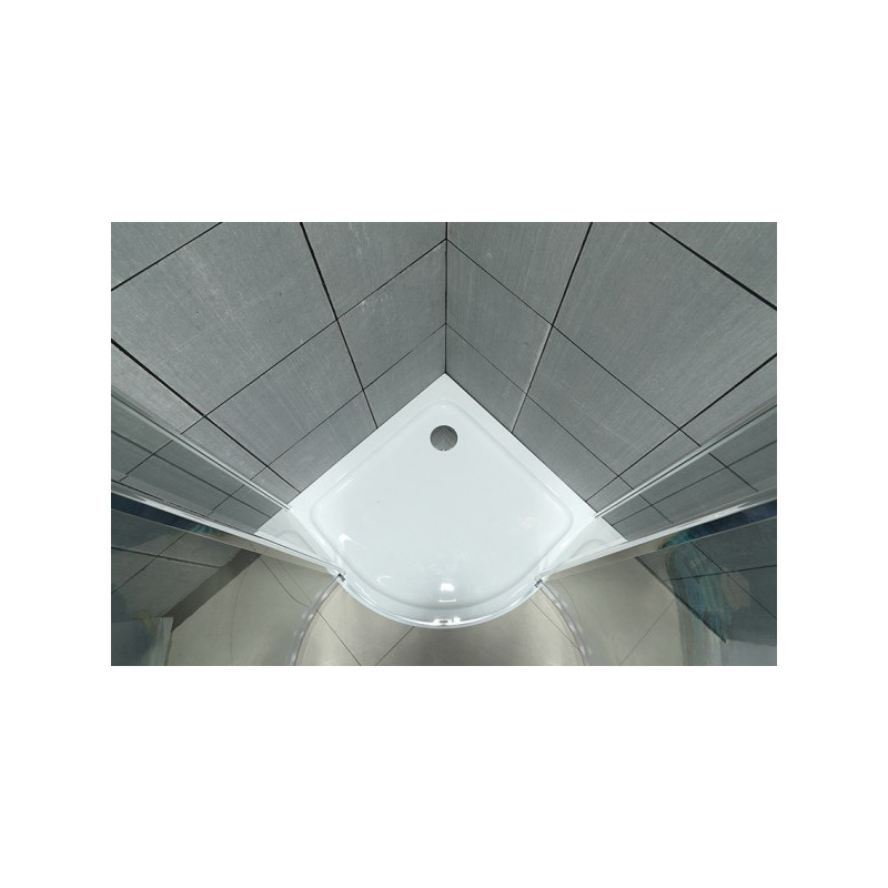 Душевой уголок Roxen Doha 90x90 55080-90 с открытыми дверцами