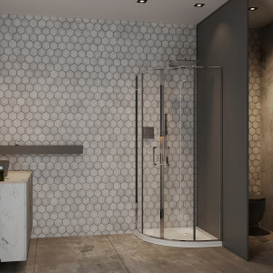 Душевой уголок Roxen Doha 90x90 55080-90 общий вид