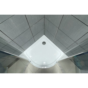 Душевой уголок Roxen Doha 90x90 55080-90 с открытыми дверцами