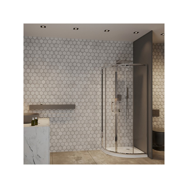 Душевой уголок Roxen Santi 80x80 55020-80 в интерьере