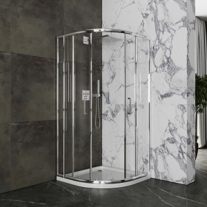 Душевой уголок Roxen Santi 80x80 55020-80 с открытыми дверцами