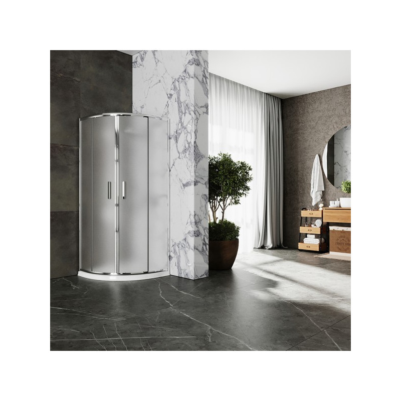 Душевой уголок Roxen Santi 90x90 55020-90C вариант установки