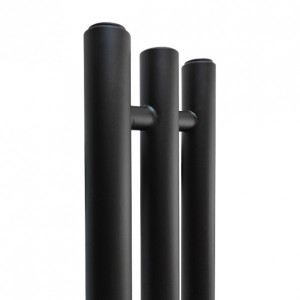 Полотенцесушитель Ростела Мини-3 108х1500 НП (1/2") черный вблизи