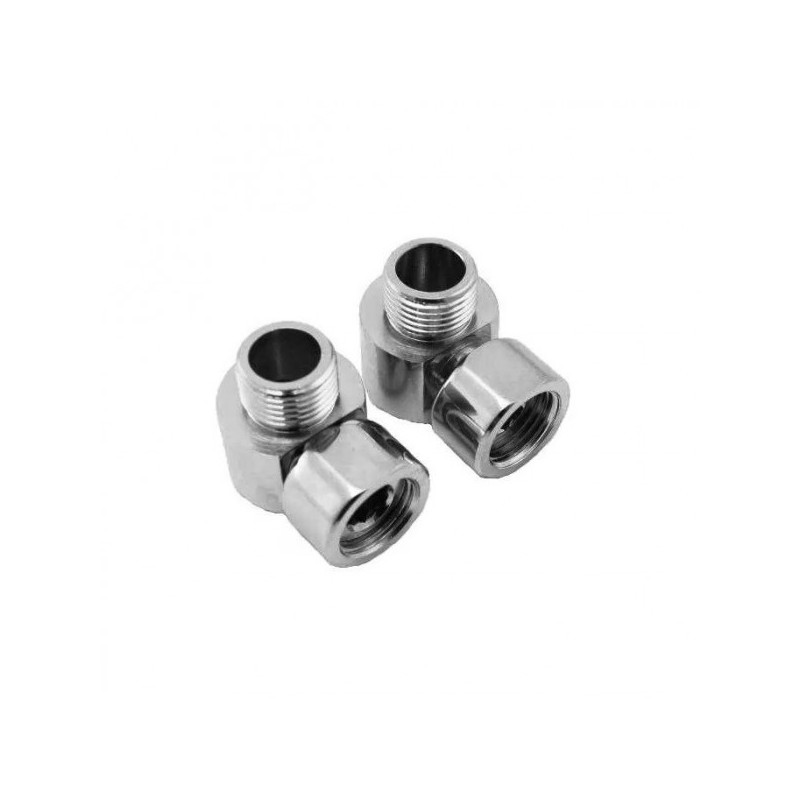 Американка угловая Ростела 1/2"х1/2" г/ш вид сбоку