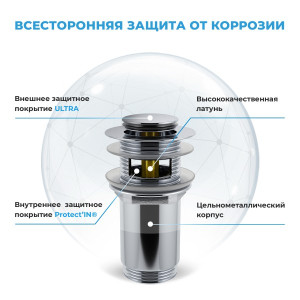 Донный клапан Wellsee Drainage System 182129000