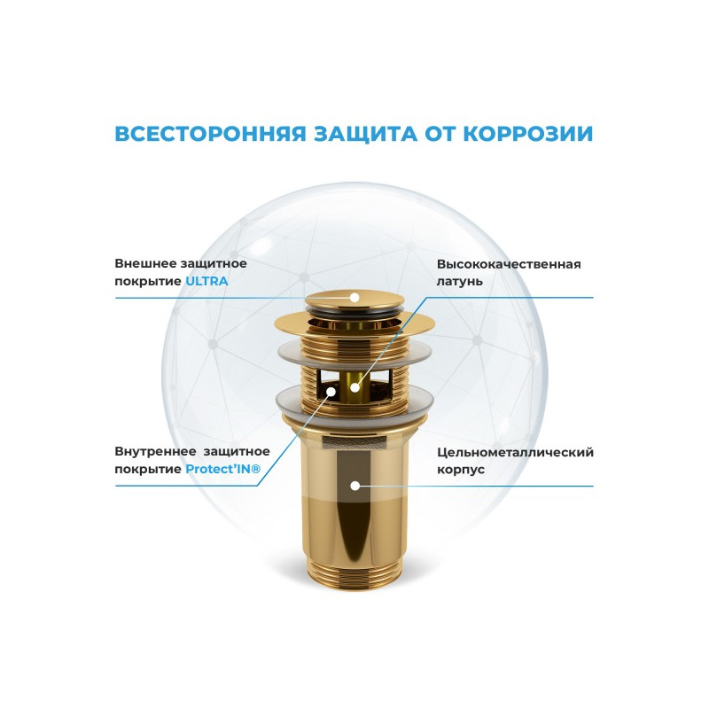 Донный клапан Wellsee Drainage System 182131000