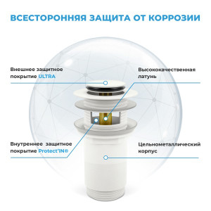 Донный клапан Wellsee Drainage System 182133000