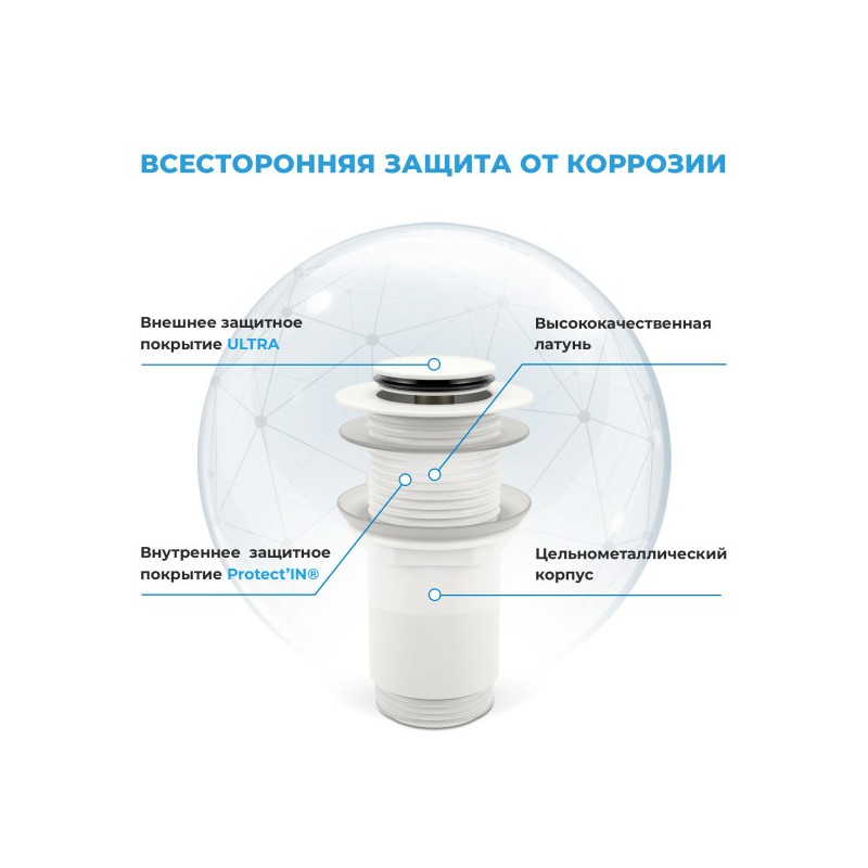 Донный клапан Wellsee Drainage System 182138000