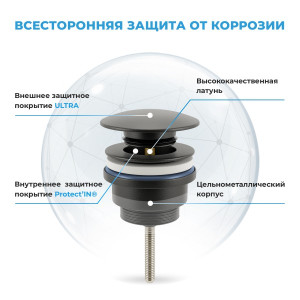 Донный клапан Wellsee Drainage System 182140000