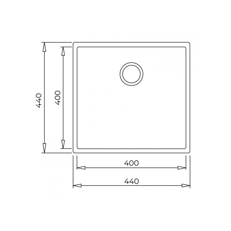Кухонная мойка Teka Square 40.40 TG Artic White параметры