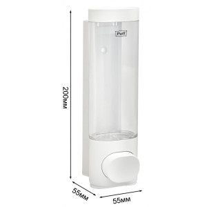 Дозатор жидкого мыла Puff 8105 белый параметры