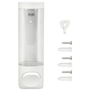 Дозатор жидкого мыла Puff 8105 белый комплект
