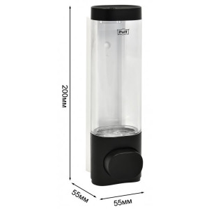 Дозатор жидкого мыла Puff 8105BL черный параметры