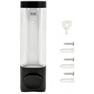 Дозатор жидкого мыла Puff 8105BL черный комплект