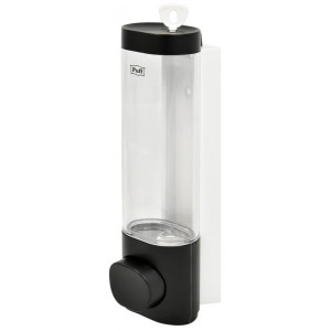 Дозатор жидкого мыла Puff 8105BL черный сбоку