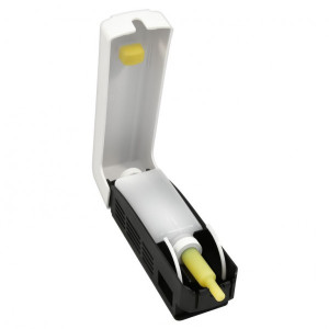 Дозатор жидкого мыла Puff 8110 белый вид внутри