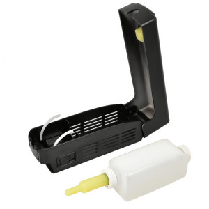 Дозатор жидкого мыла Puff 8110BL черный вид внутри