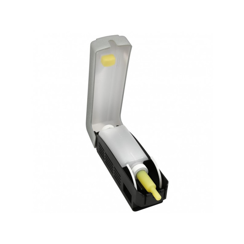 Дозатор жидкого мыла Puff 8110S хром вид внутри