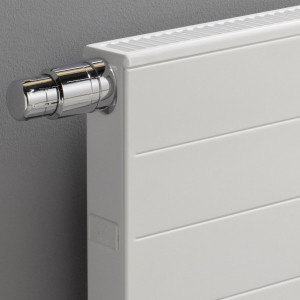 Радиатор стальной Kermi Therm-x2 Line-V тип 22 90,5x40,5 (левое подключение) вид сбоку