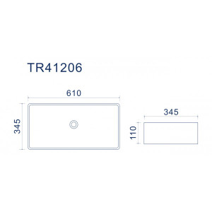 Умывальник Uptrend Athena TR41206 схема