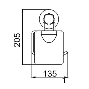 Держатель для туалетной бумаги Frap F3903 схема