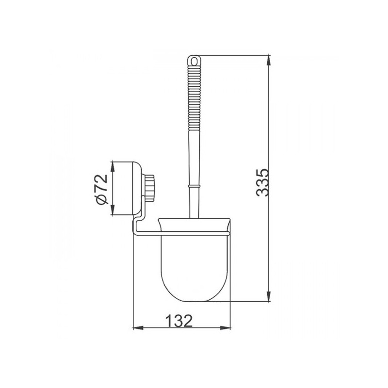Ершик для унитаза Frap F3910 схема