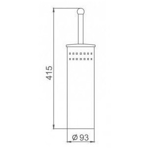 Ершик для унитаза Frap F902 схема