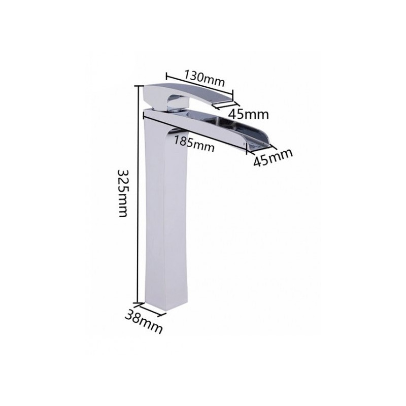 Смеситель Gappo Jacob G1007-21 хром размеры