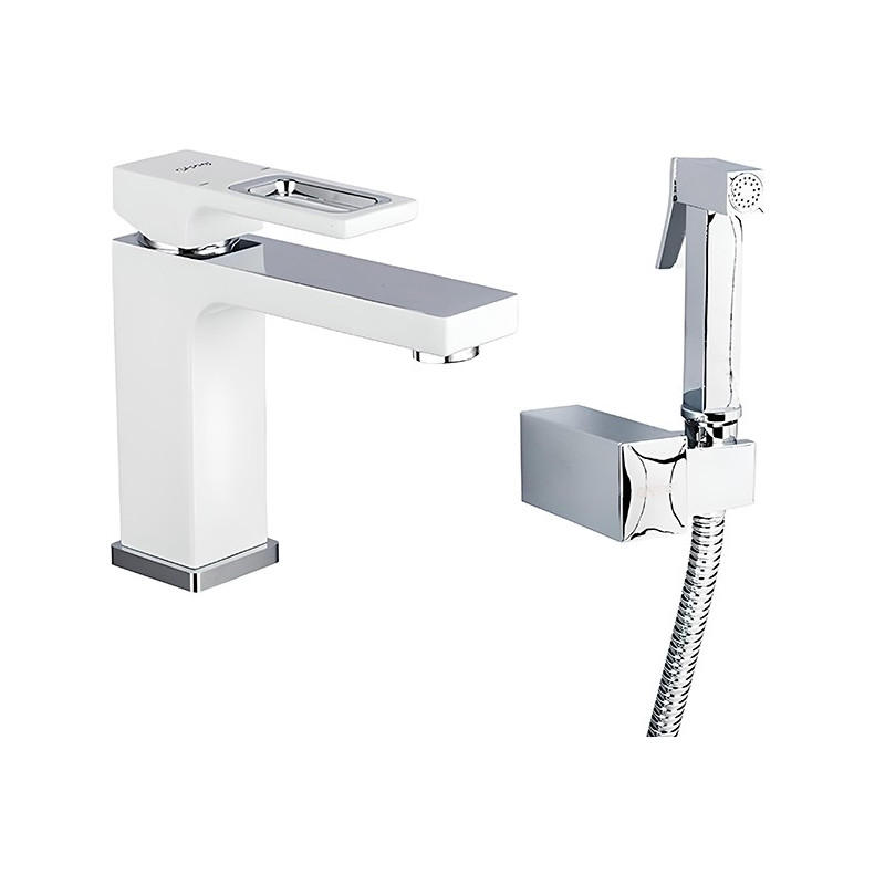 Смеситель Gappo Futura G1017-1 белый/хром