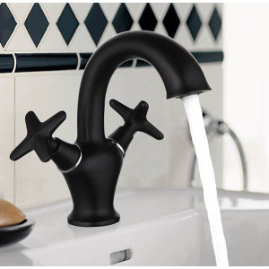 Смеситель Gappo Evora G1051 черный в интерьере