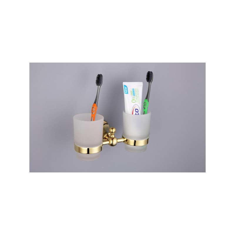 Набор стаканов для зубной щетки и пасты Gappo G1408 в интерьере