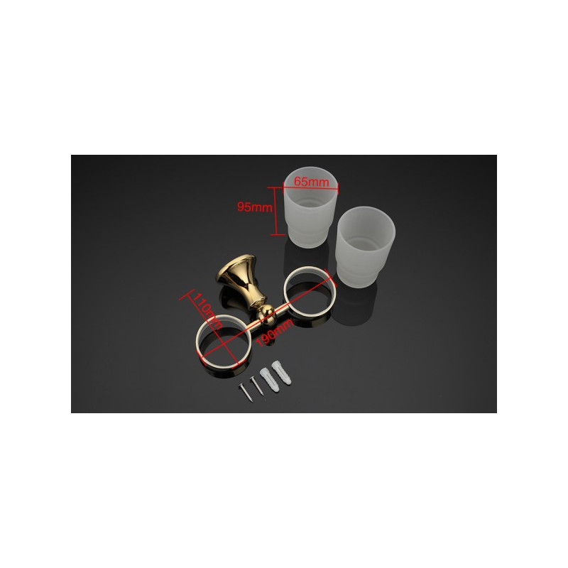 Набор стаканов для зубной щетки и пасты Gappo G1408 размеры