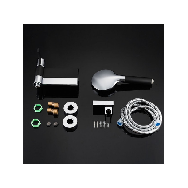 Смеситель Gappo Atlantic G3281 черный/хром комплектация